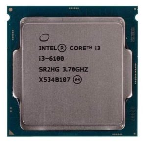 پردازنده کامپیوتر اینتل مدل Core i3-6100 Skylake استوک