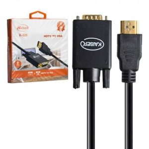 کابل HDMI TO VGA کایزر مدل K-626 طول 1.8 متر